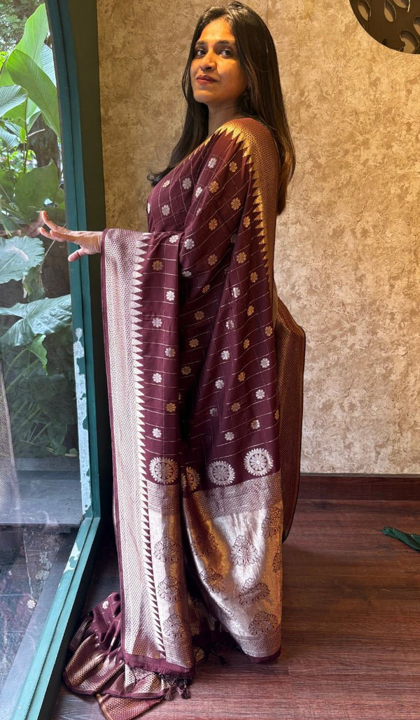 SEMI SILK SAREE 02042545