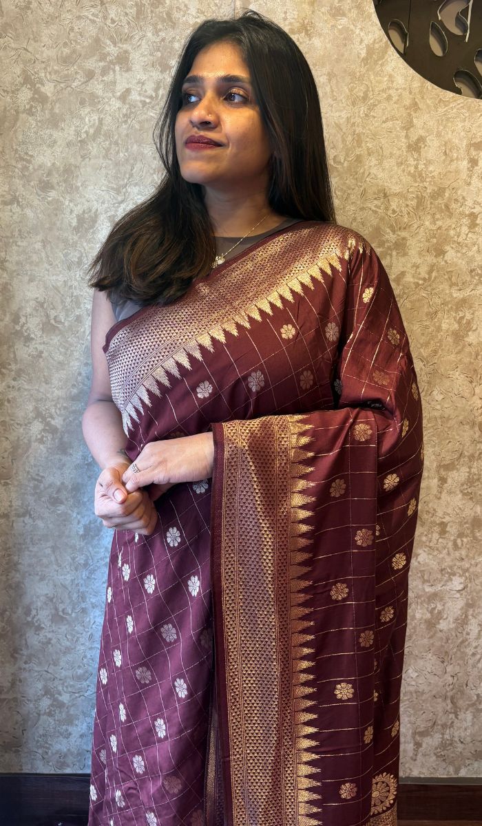 SEMI SILK SAREE 02042545