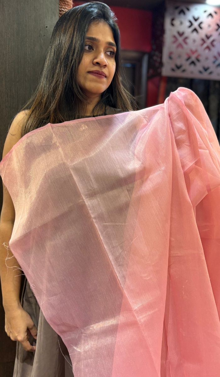 SEMI TISSUE ORGANZA SAREE 04052534