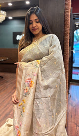 LINEN SAREE 21072511