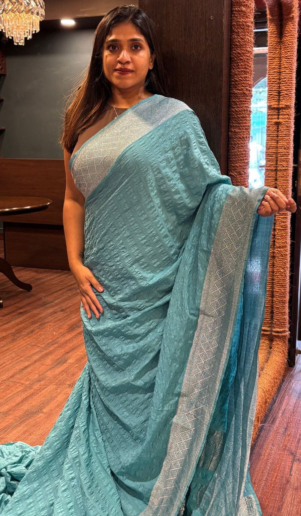 VISCOSE GEORGETTE SAREE 16072536