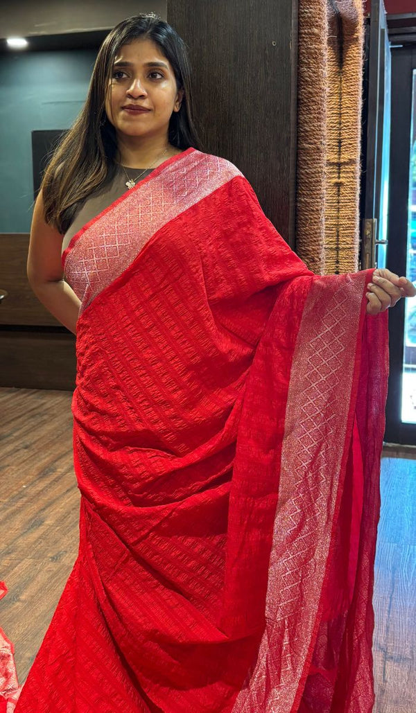 VISCOSE GEORGETTE SAREE 16072542