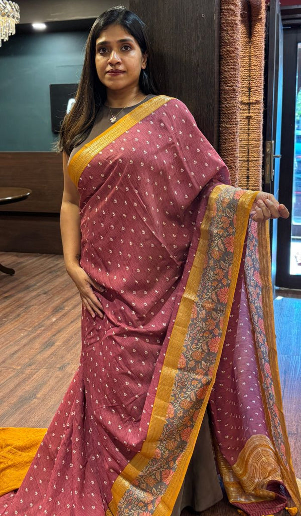 SEMI RAW SILK SAREE 160725122
