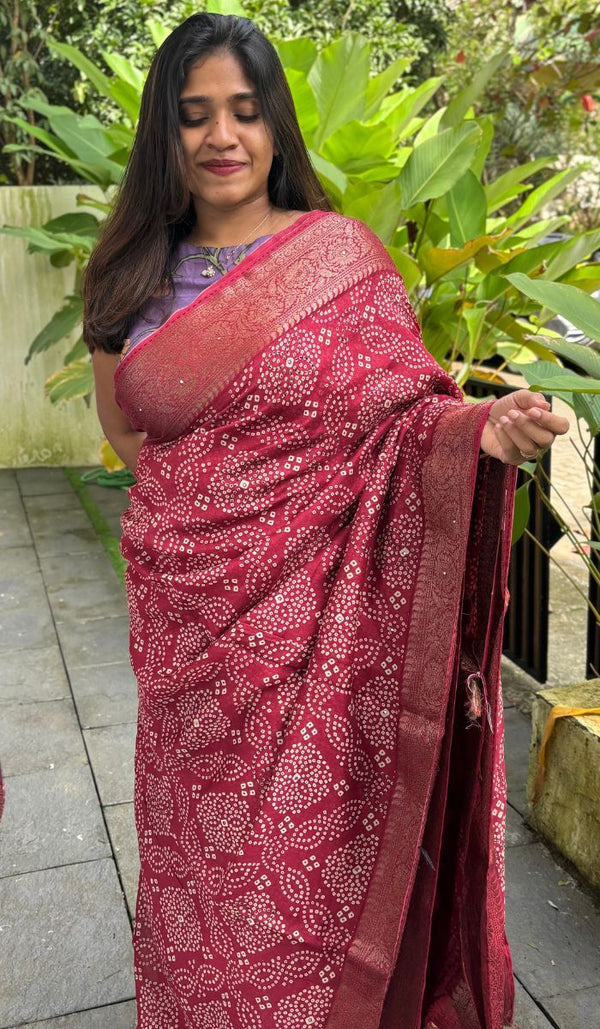 CHANDERI SAREE 0109257