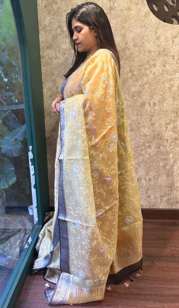 ORGANZA SAREE 01092517