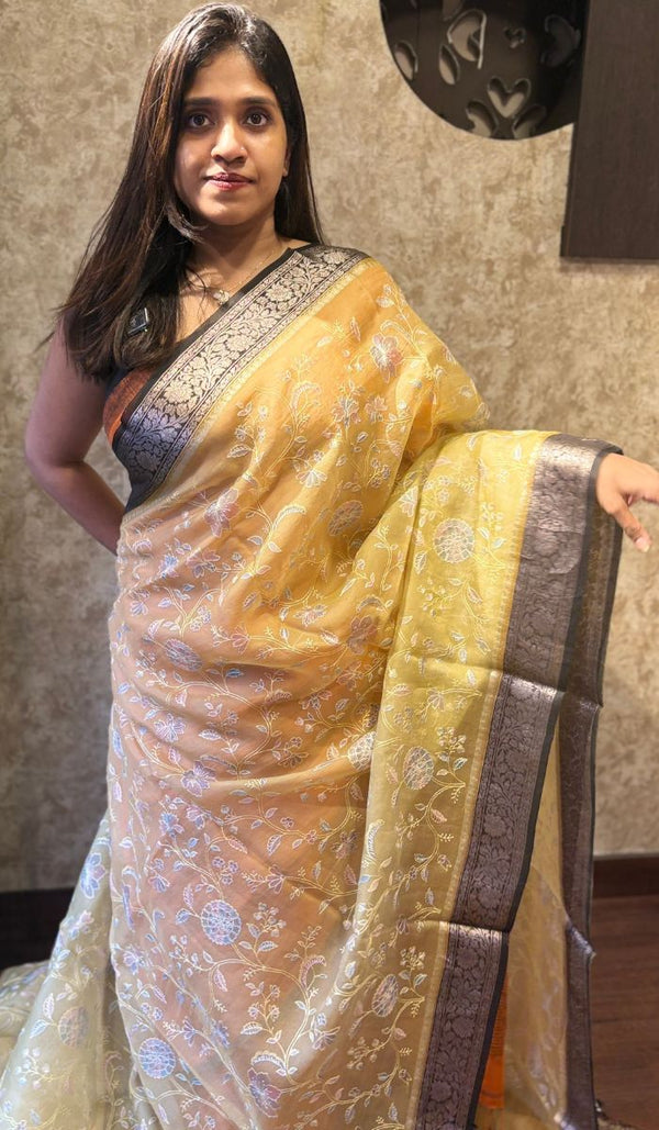 ORGANZA SAREE 01092517