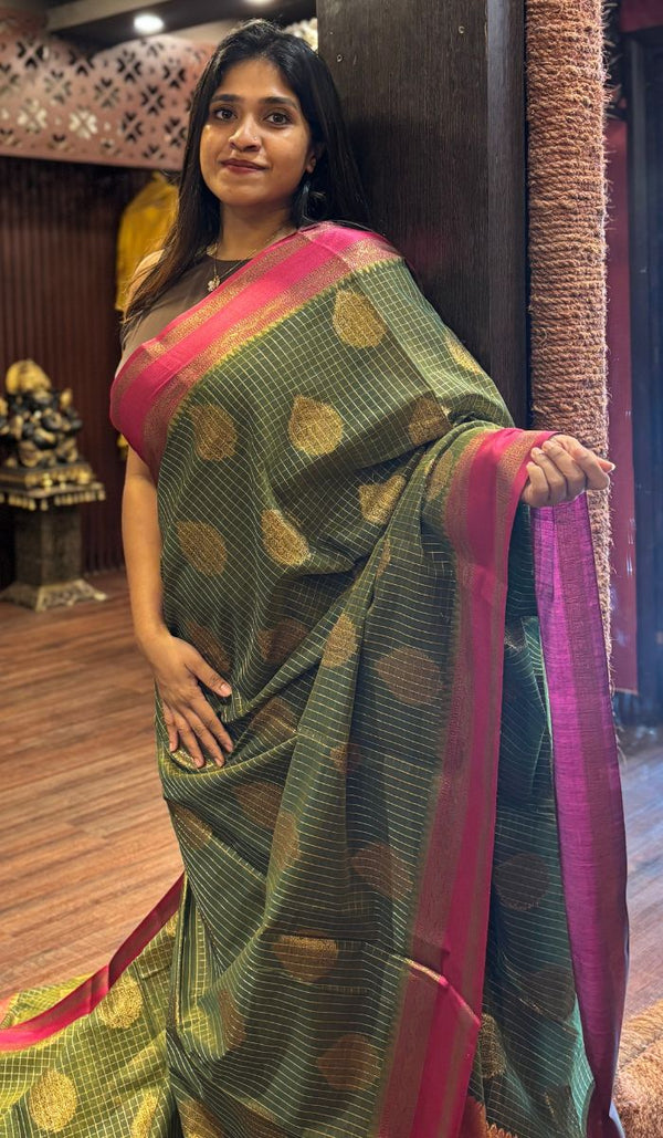 SEMI TUSSAR SAREE 010925112
