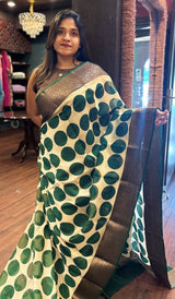 CHANDERI SILK SAREE 01092582