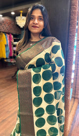 CHANDERI SILK SAREE 01092582