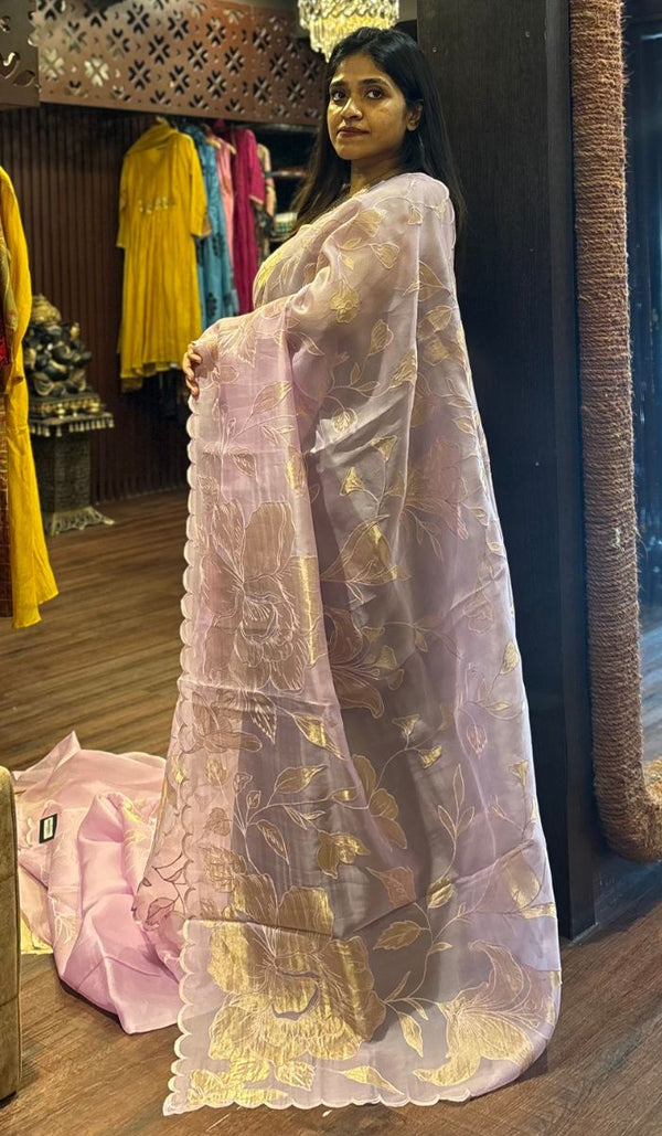 ORGANZA SAREE 01092512