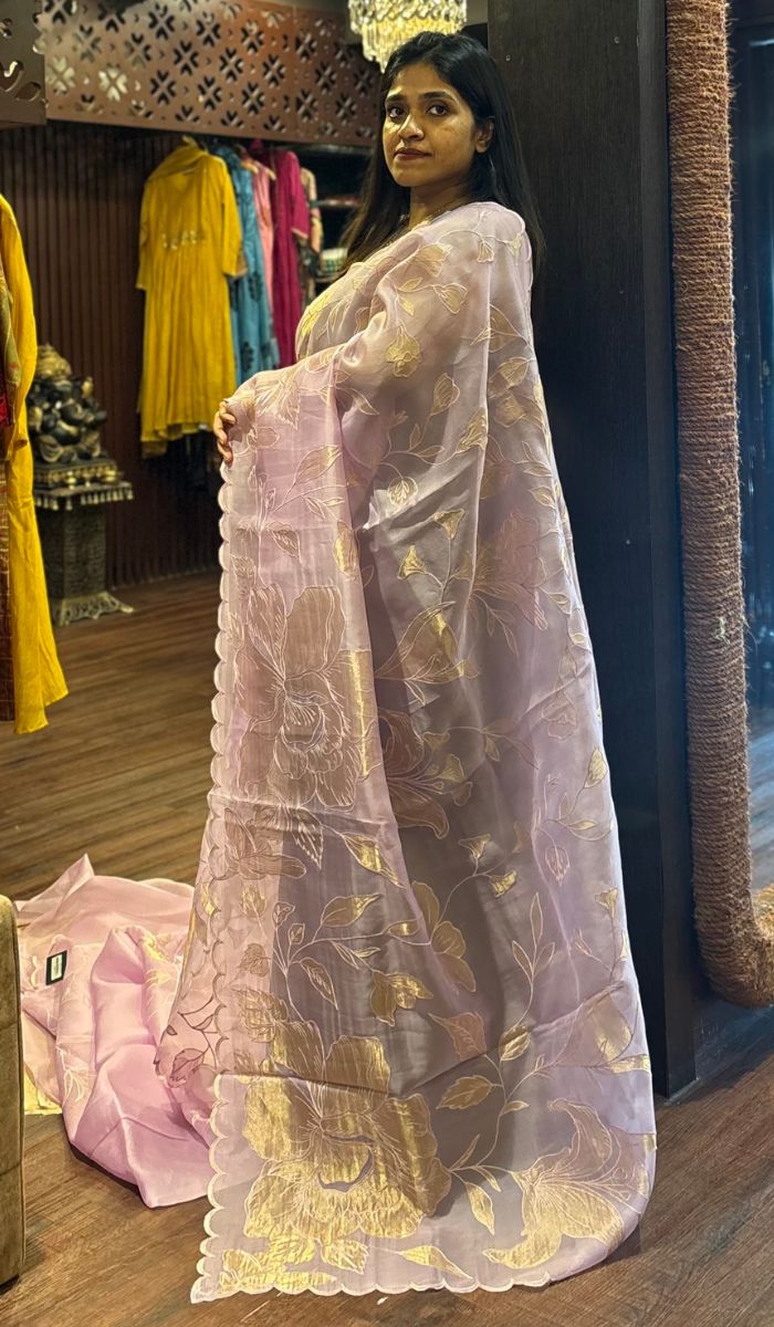 ORGANZA SAREE 01092512