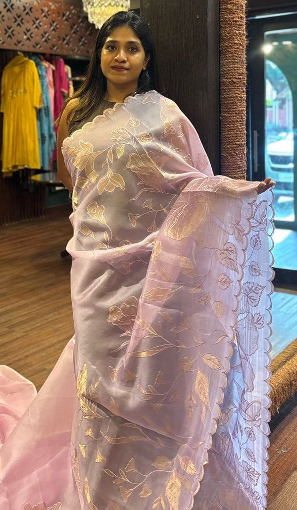 ORGANZA SAREE 01092512