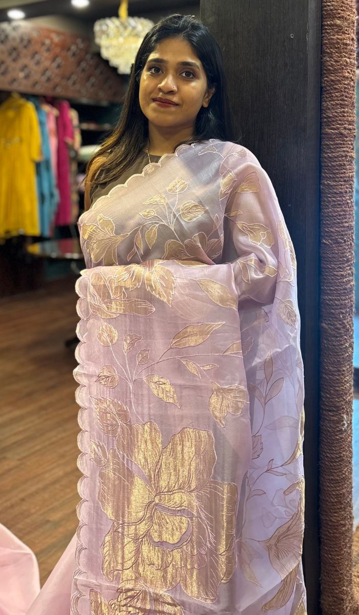 ORGANZA SAREE 01092512