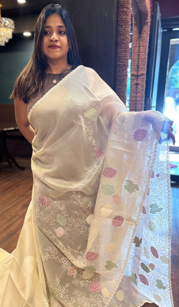 ORGANZA SAREE 01092520