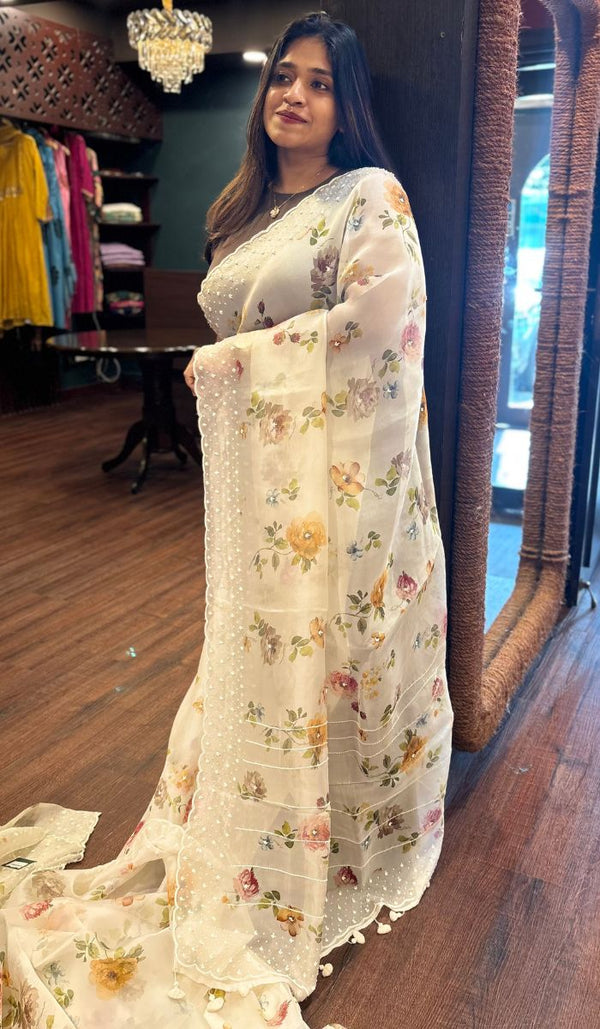 ORGANZA SAREE 01092518