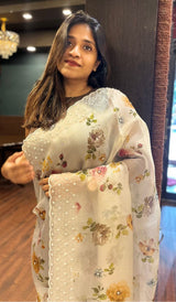 ORGANZA SAREE 01092518