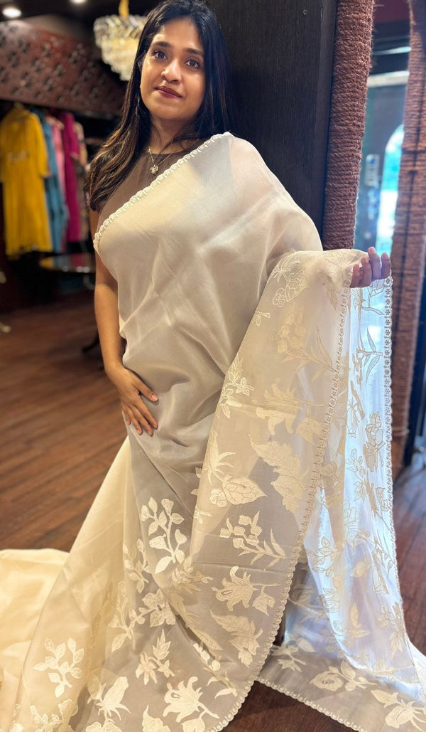 ORGANZA SAREE 01092519