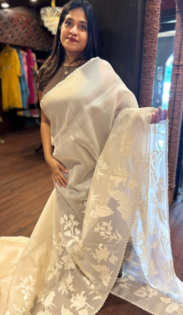 ORGANZA SAREE 01092519