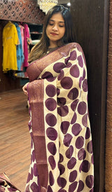 CHANDERI SILK SAREE 01092583
