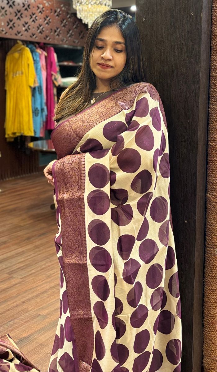 CHANDERI SILK SAREE 01092583