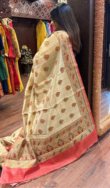 SEMI TUSSAR SAREE 010925107