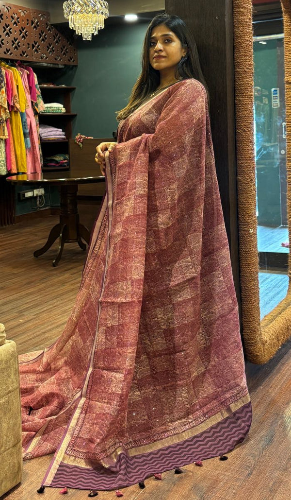 KOTA CHECK SAREE 01092521