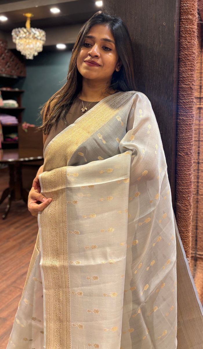 KORA ORGANZA SAREE 0809252