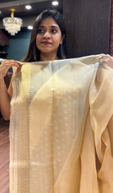 KORA ORGANZA SAREE 0809251
