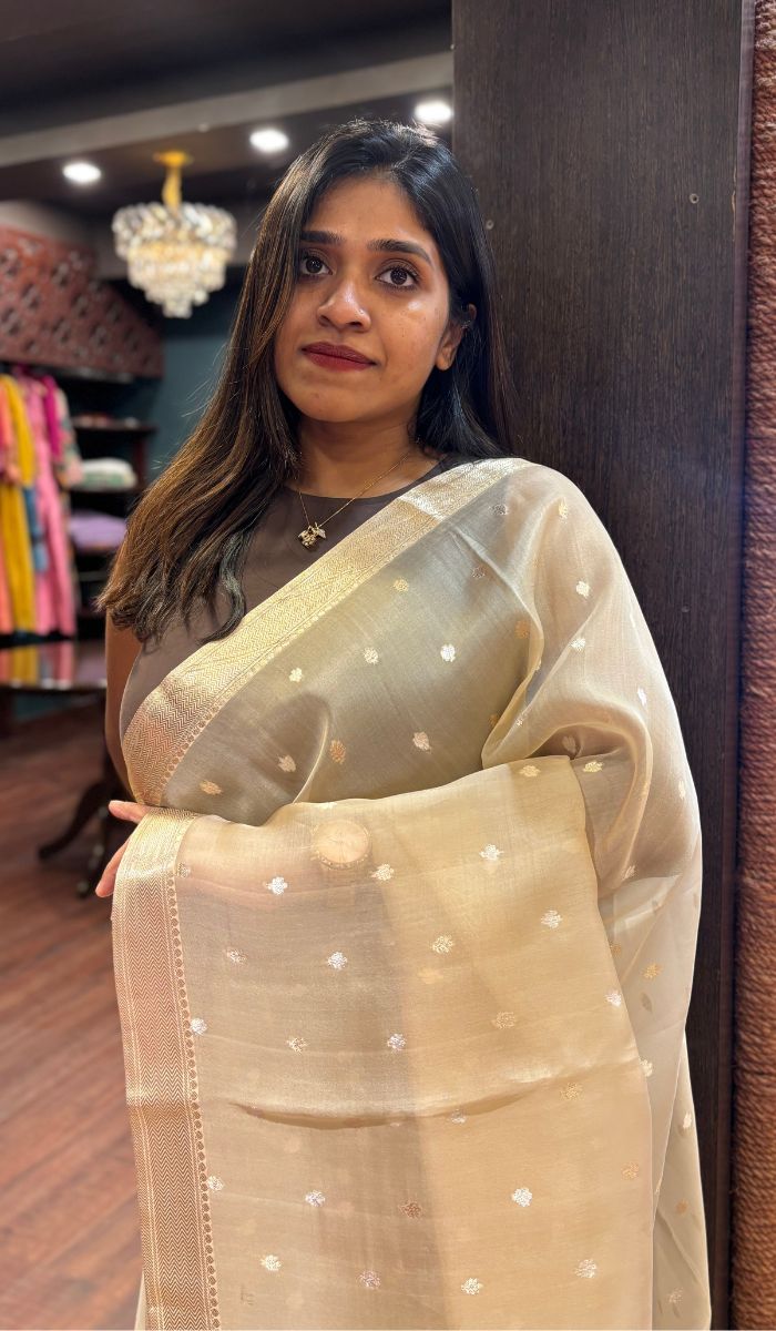 KORA ORGANZA SAREE 0809253