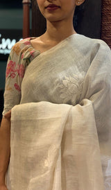 LINEN SAREE 2107253