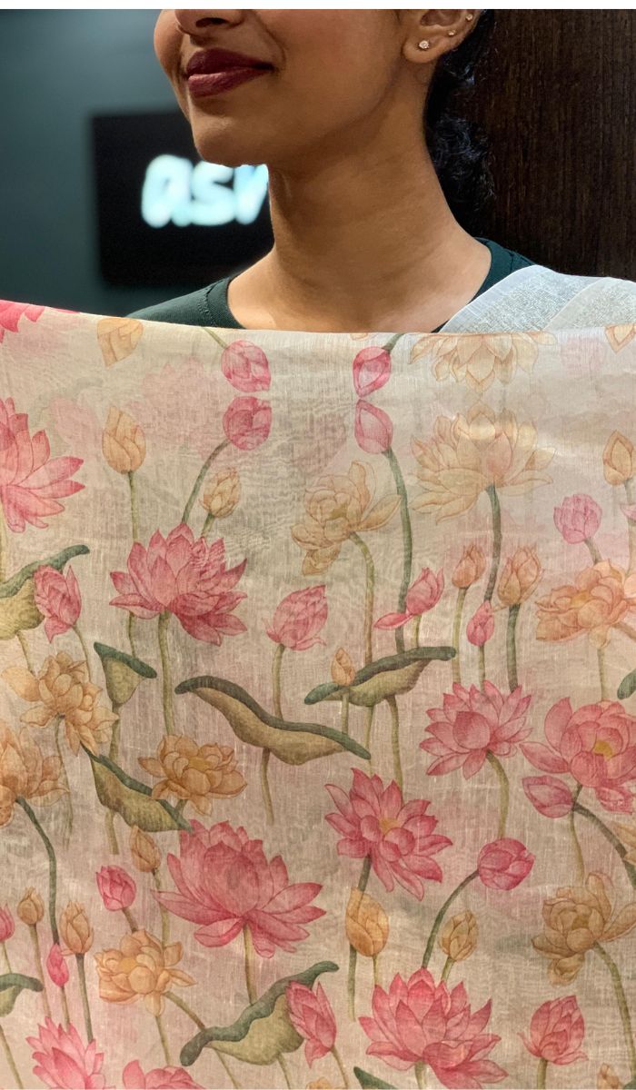 LINEN SAREE 2107253