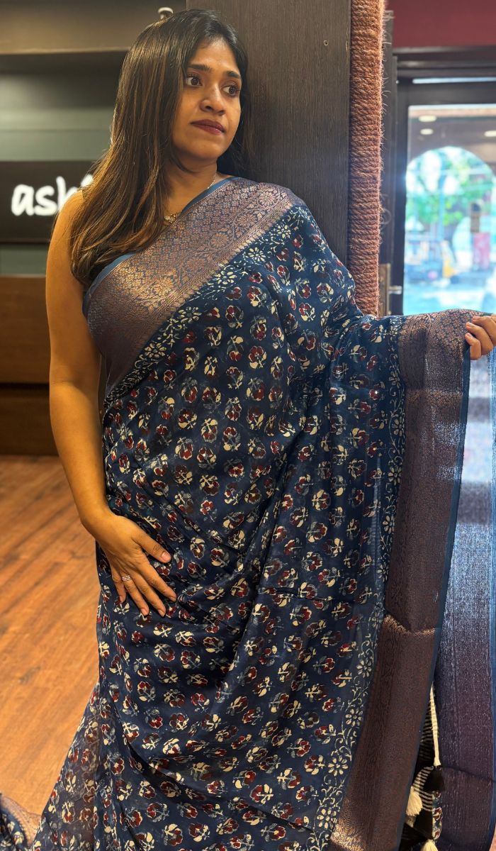 CHANDERI SAREE 12092511