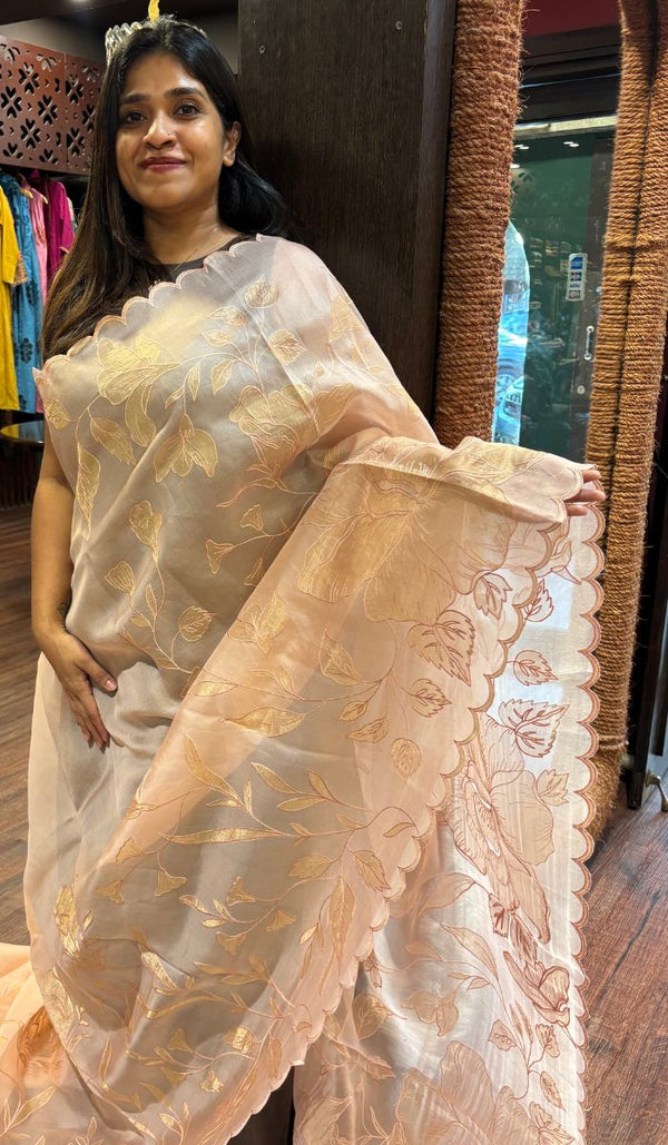 ORGANZA SAREE 01092513