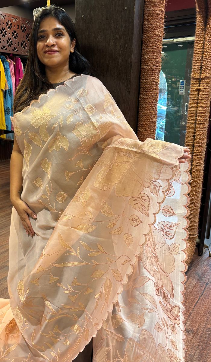 ORGANZA SAREE 01092513