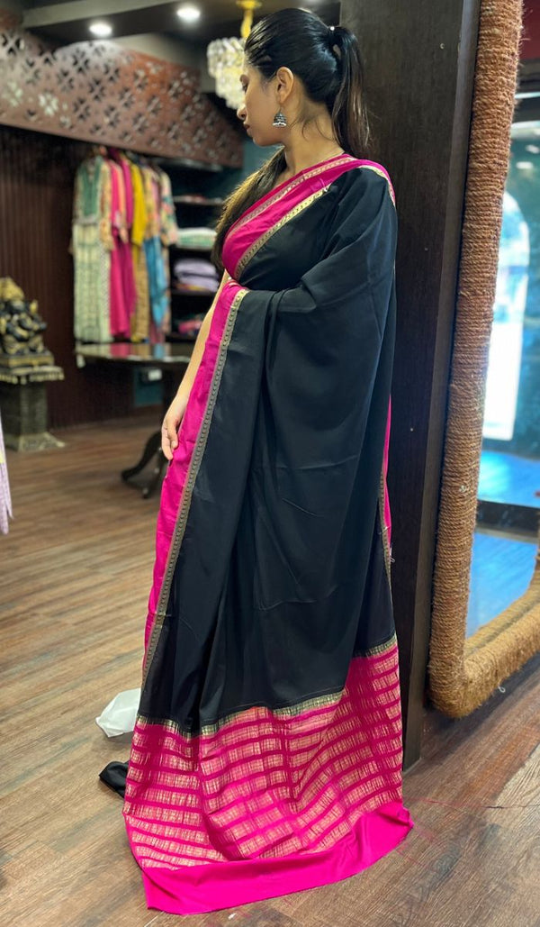 SEMI CREPE SAREE 1309253