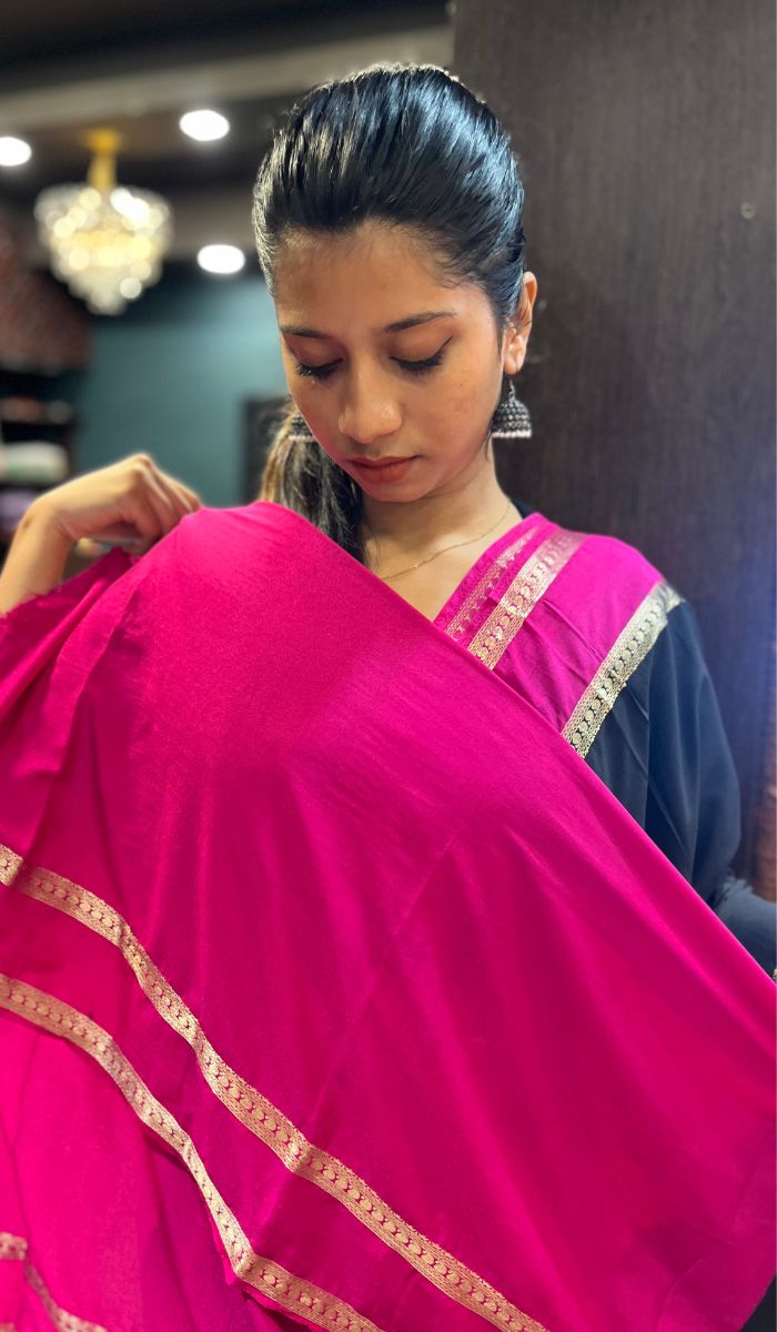 SEMI CREPE SAREE 1309253