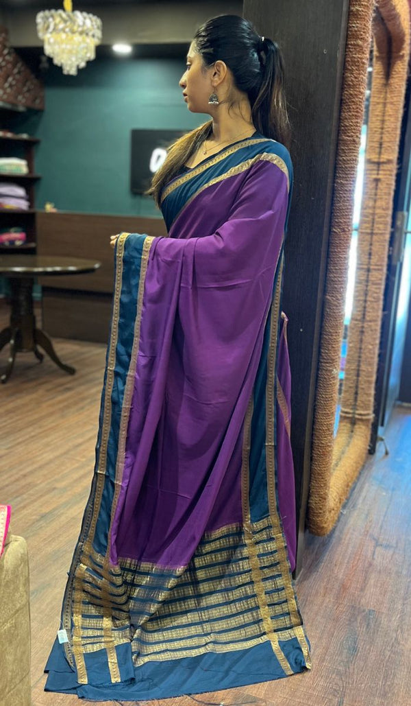 SEMI CREPE SAREE 1309252
