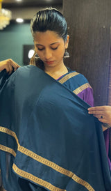 SEMI CREPE SAREE 1309252