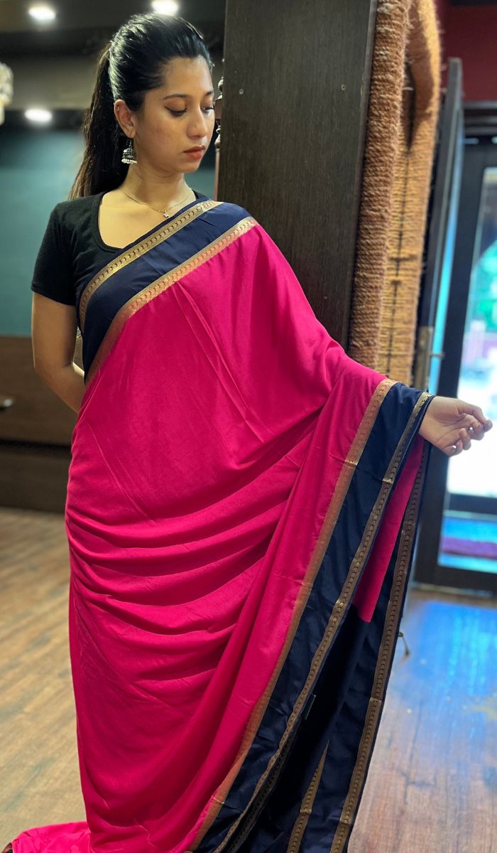 SEMI CREPE SAREE 1309254