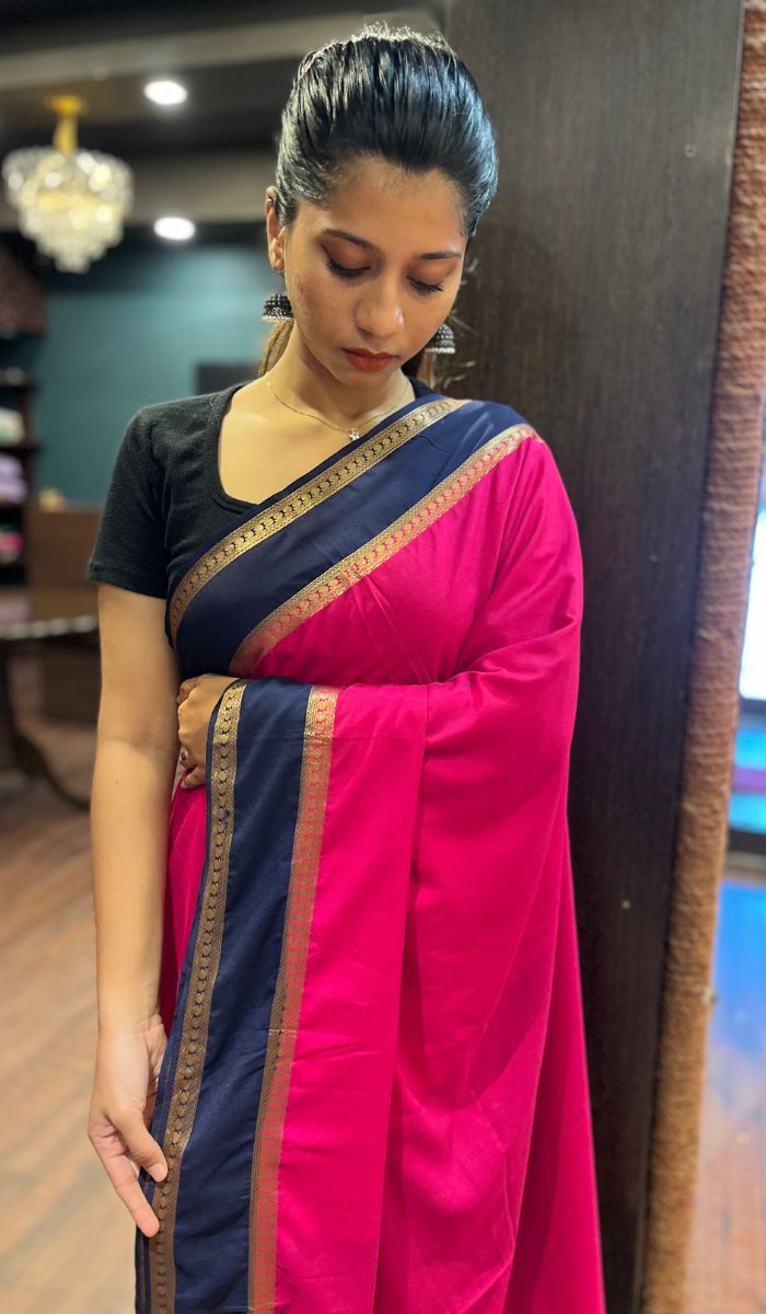 SEMI CREPE SAREE 1309254