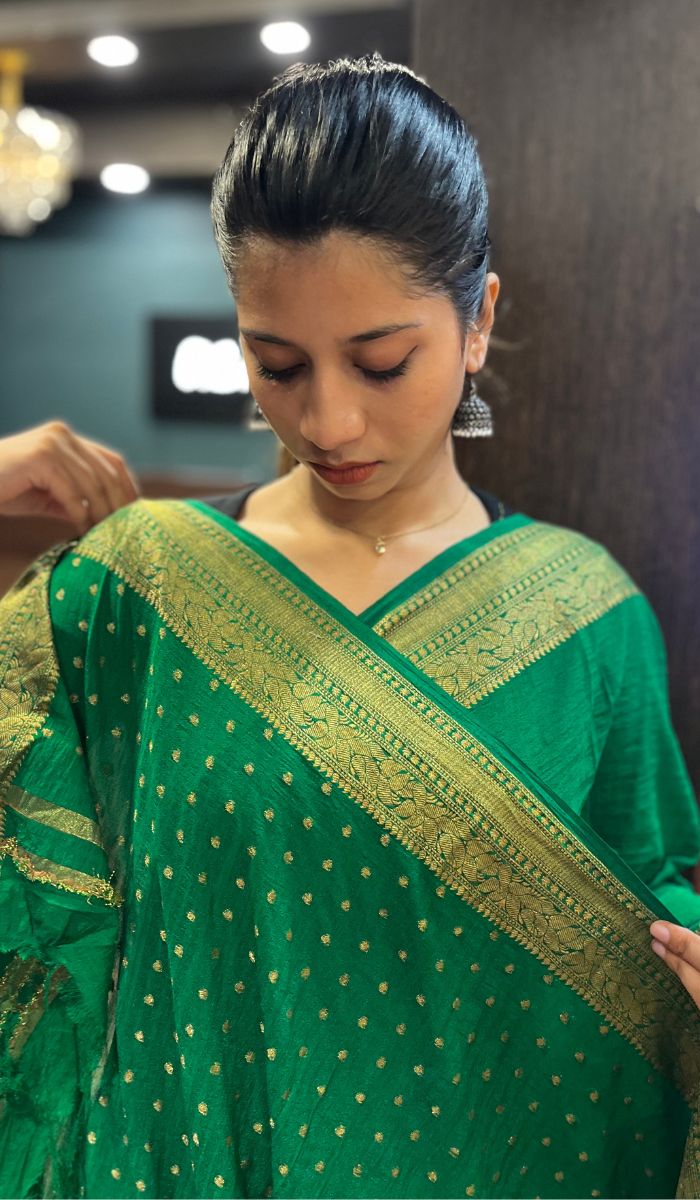 SEMI GEORGETTE SAREE 1309256