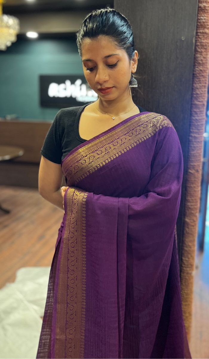 SEMI GEORGETTE SAREE 1309258