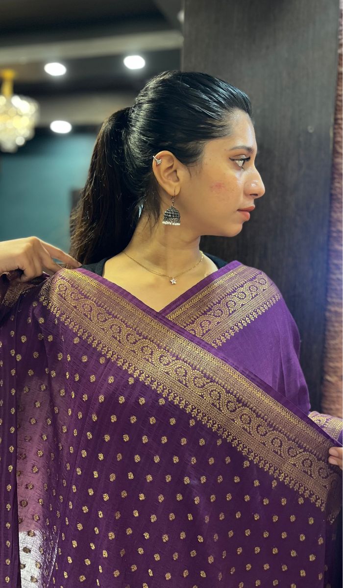 SEMI GEORGETTE SAREE 1309258
