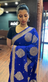 CREPE SILK SAREE 1607254