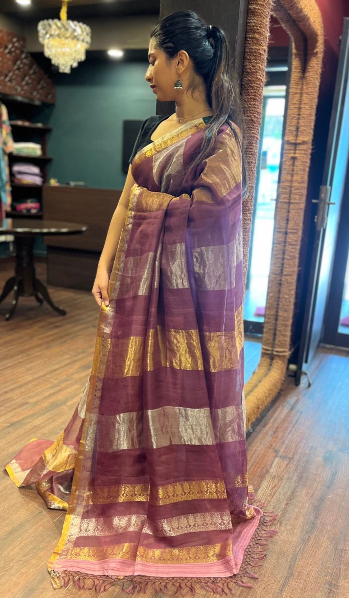 ORGANZA SAREE 11072515