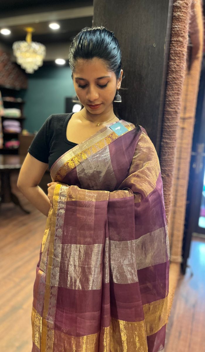 ORGANZA SAREE 11072515