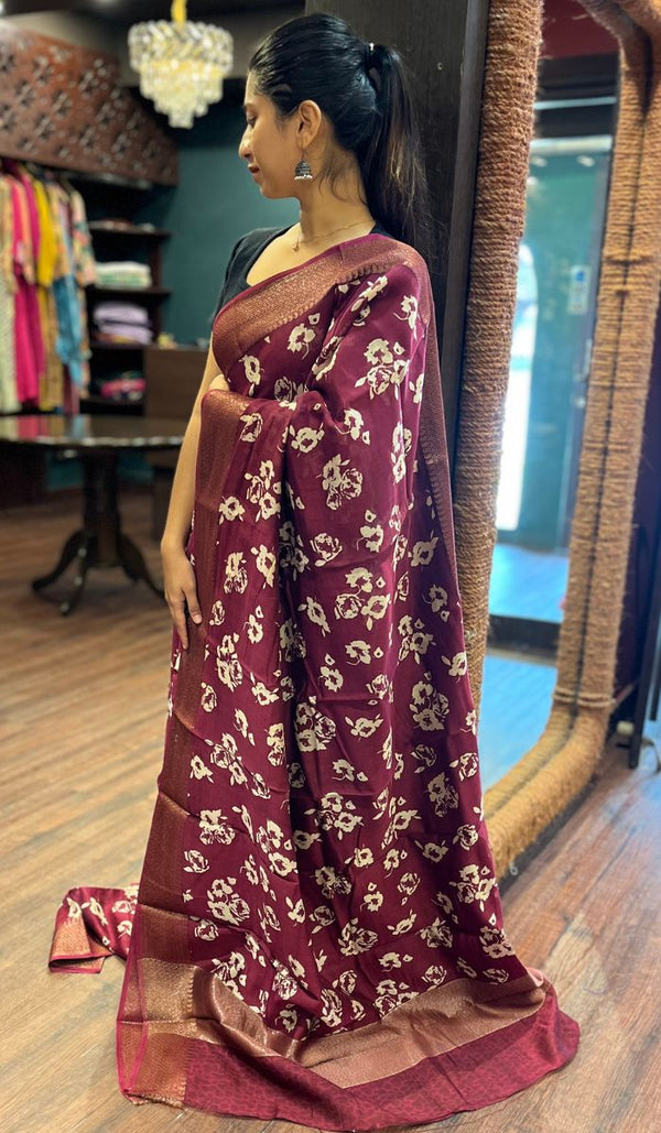 CHANDERI SAREE 12092516