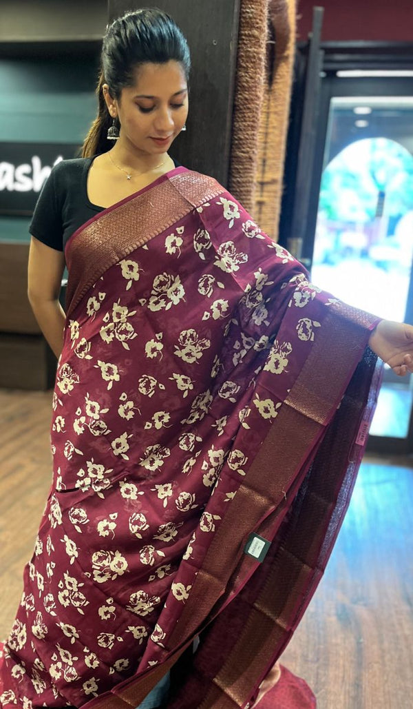 CHANDERI SAREE 12092516