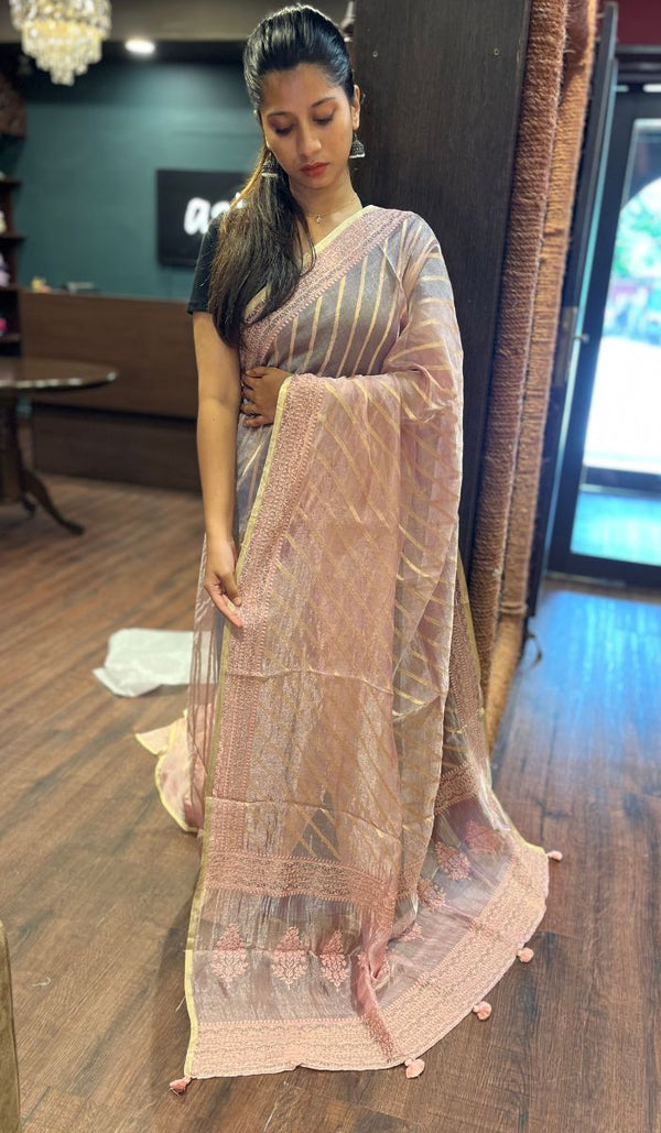 ORGANZA SAREE 12092529