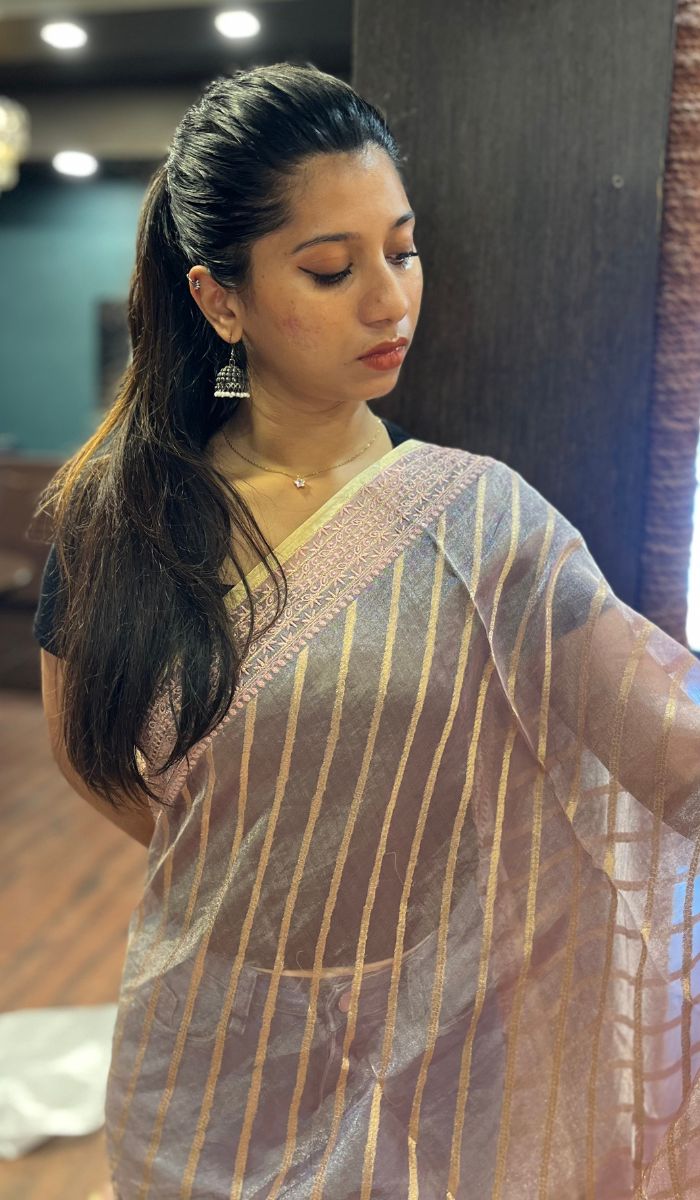 ORGANZA SAREE 12092529